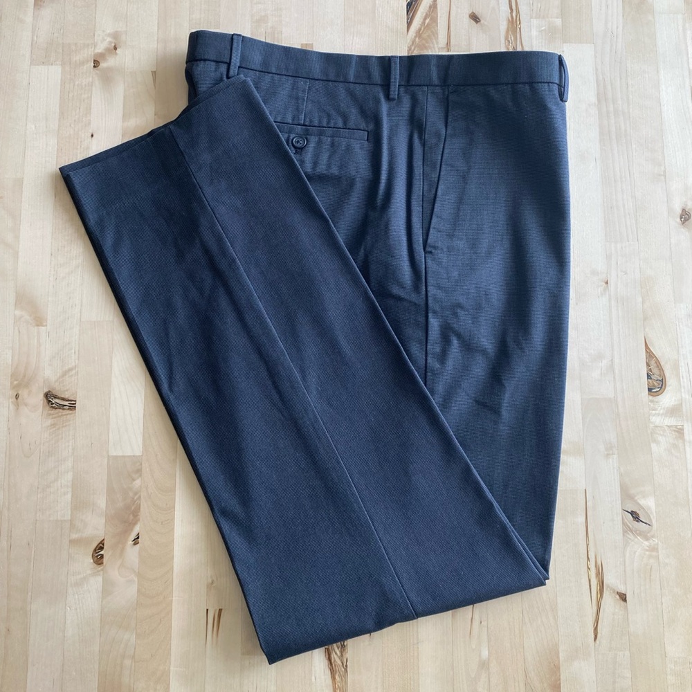 Banana Republic Men's Gray Dress Pants Slacks High Iron Modern Slim Sz 38 X 36